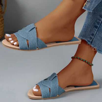 Women's Cushioned Slide Sandals