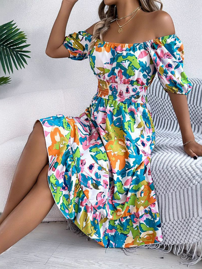Women's Gradient Summer Maxi Dress