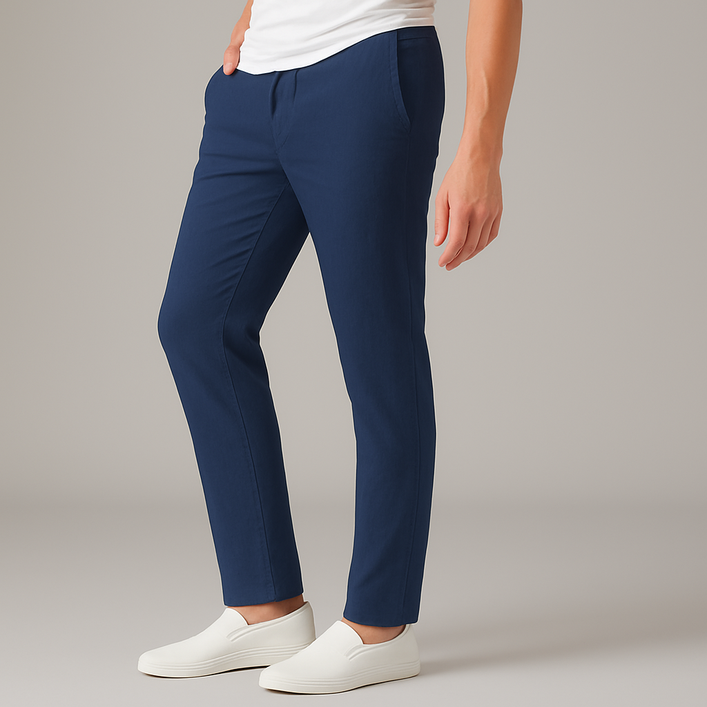 Bastian Drawstring Linen Pants