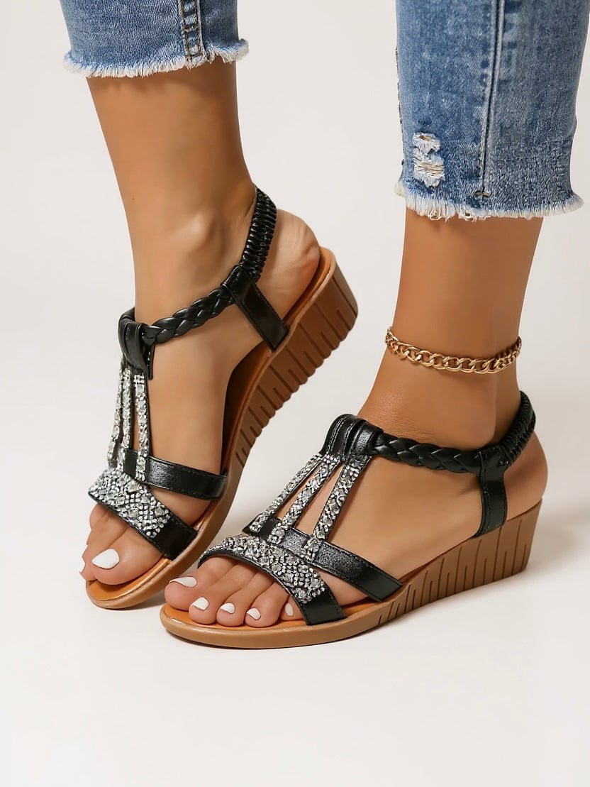 Women's Cushioned Wedge Sandals