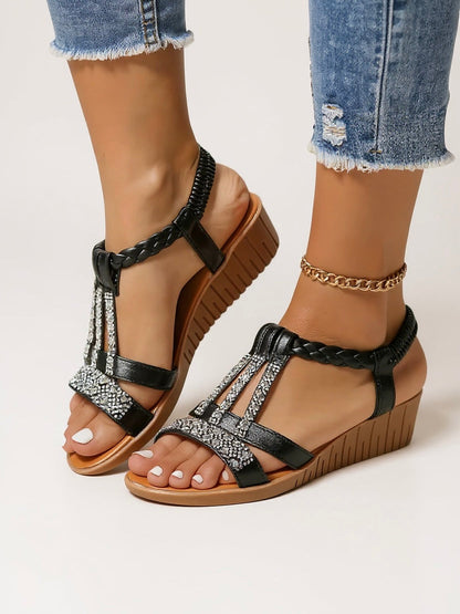 Women's Cushioned Wedge Sandals