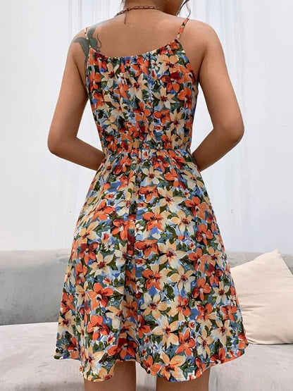 Women's Floral Summer Maxi Dress