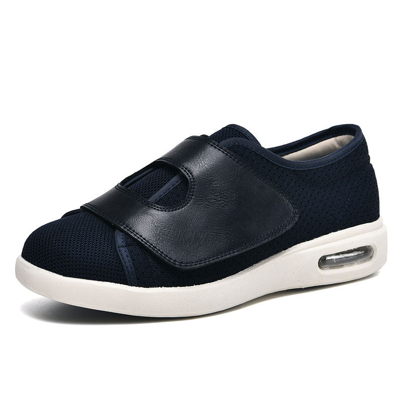 Women's Wide Fit Velcro Slip-On Walking Sneakers