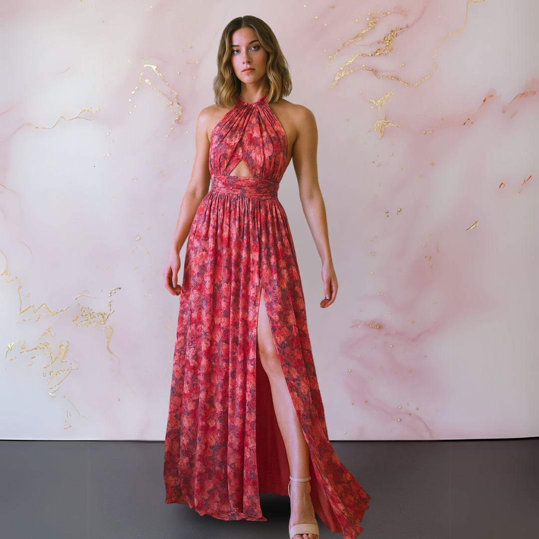 Women's Floral Summer Maxi Dress