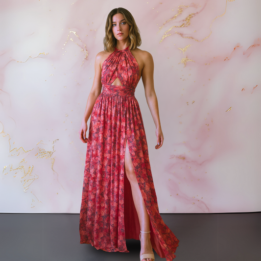 Women's Floral Summer Maxi Dress