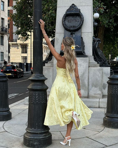 Women's Embroidered Wedding Guest Maxi Dress