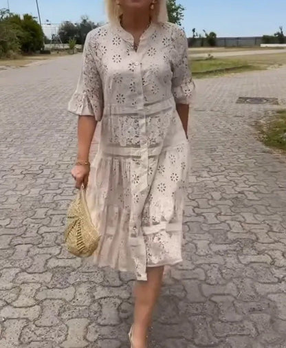 Women's Floral Summer Midi Dress