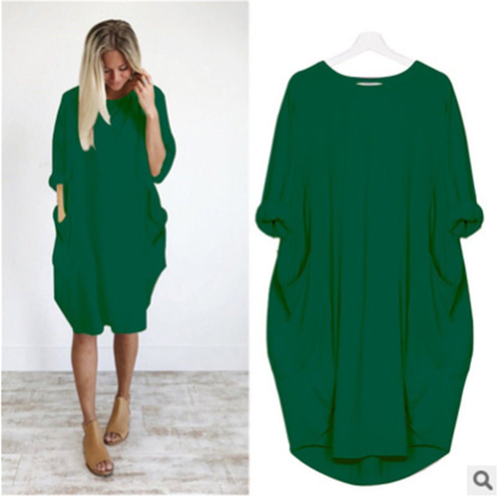 Women's Flowy Casual Summer Midi Dress