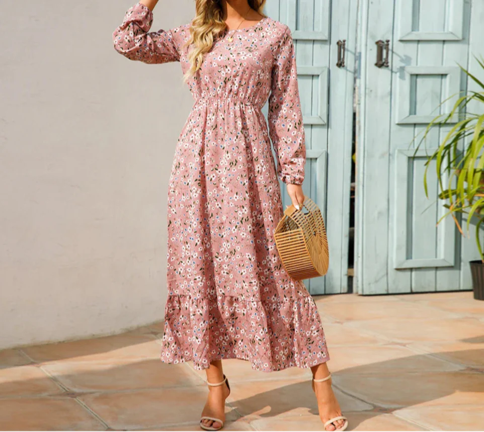 Women's Floral Summer Maxi Dress
