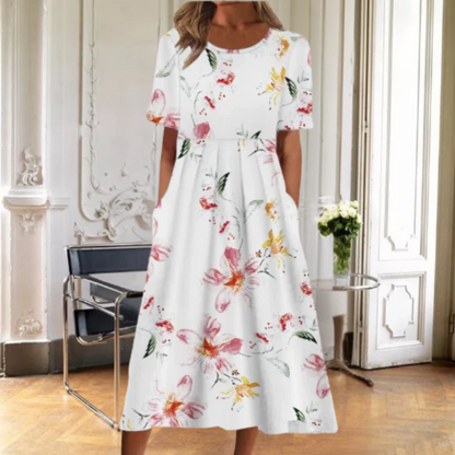 Women's Floral Summer Midi Dress