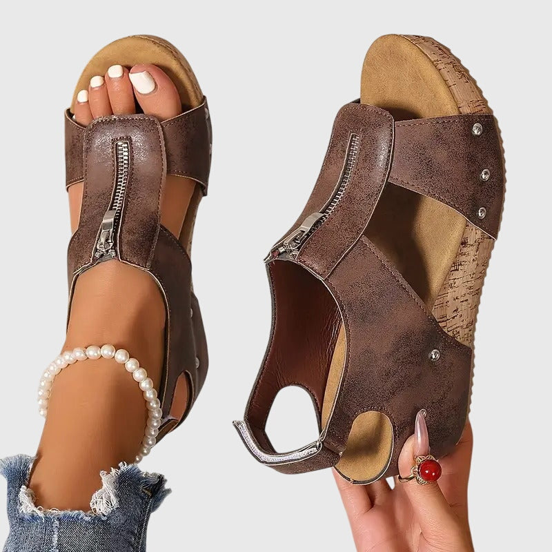 Women's Orthopedic Zipper Sandals