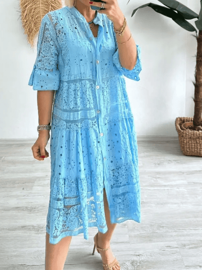 Women's Floral Summer Midi Dress