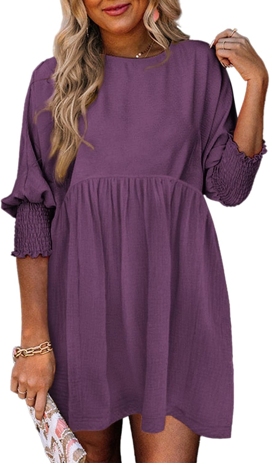 Women's Ruched Summer Day Midi Dress