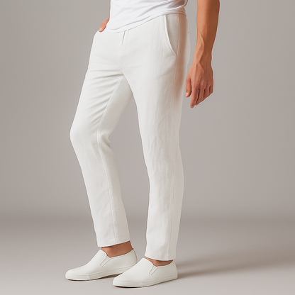 Bastian Drawstring Linen Pants