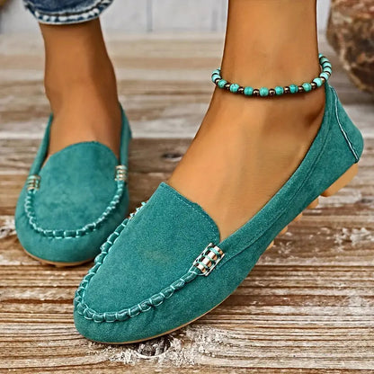 Women's Suede Slip-On Loafers