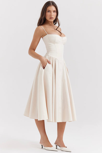 Women's Long Tank Wedding Guest Maxi Dress