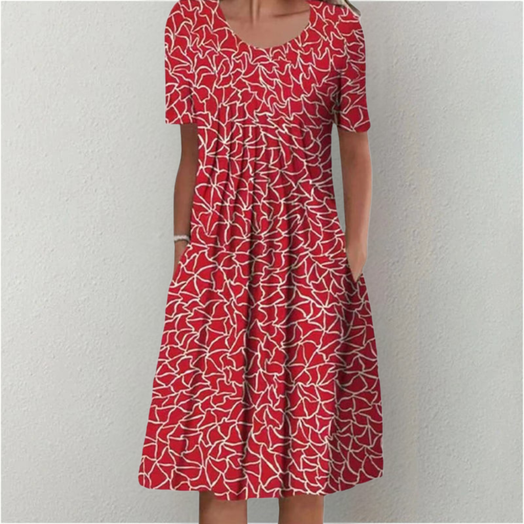 Women's Floral Casual Everyday Midi Dress
