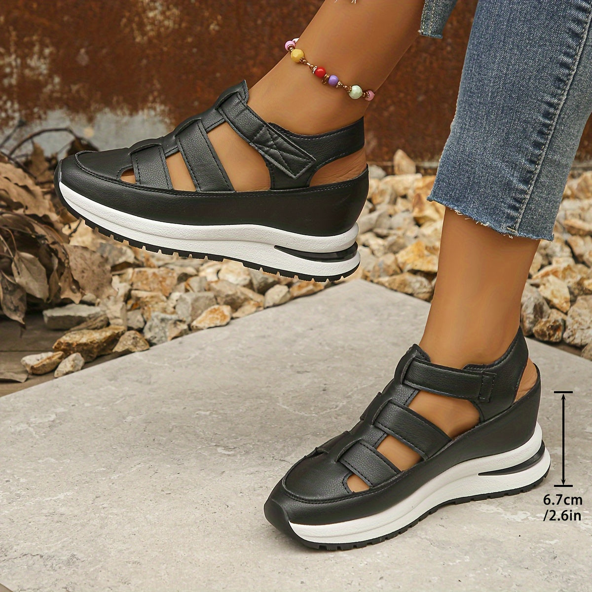 Women's Platform Adjustable Sandals