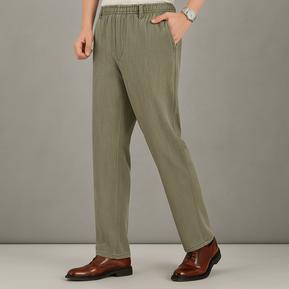 Montaro Drawstring Linen Pants
