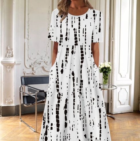 Women's Floral Summer Midi Dress