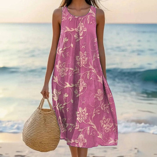 Women's Flowy Vacation Maxi Dress