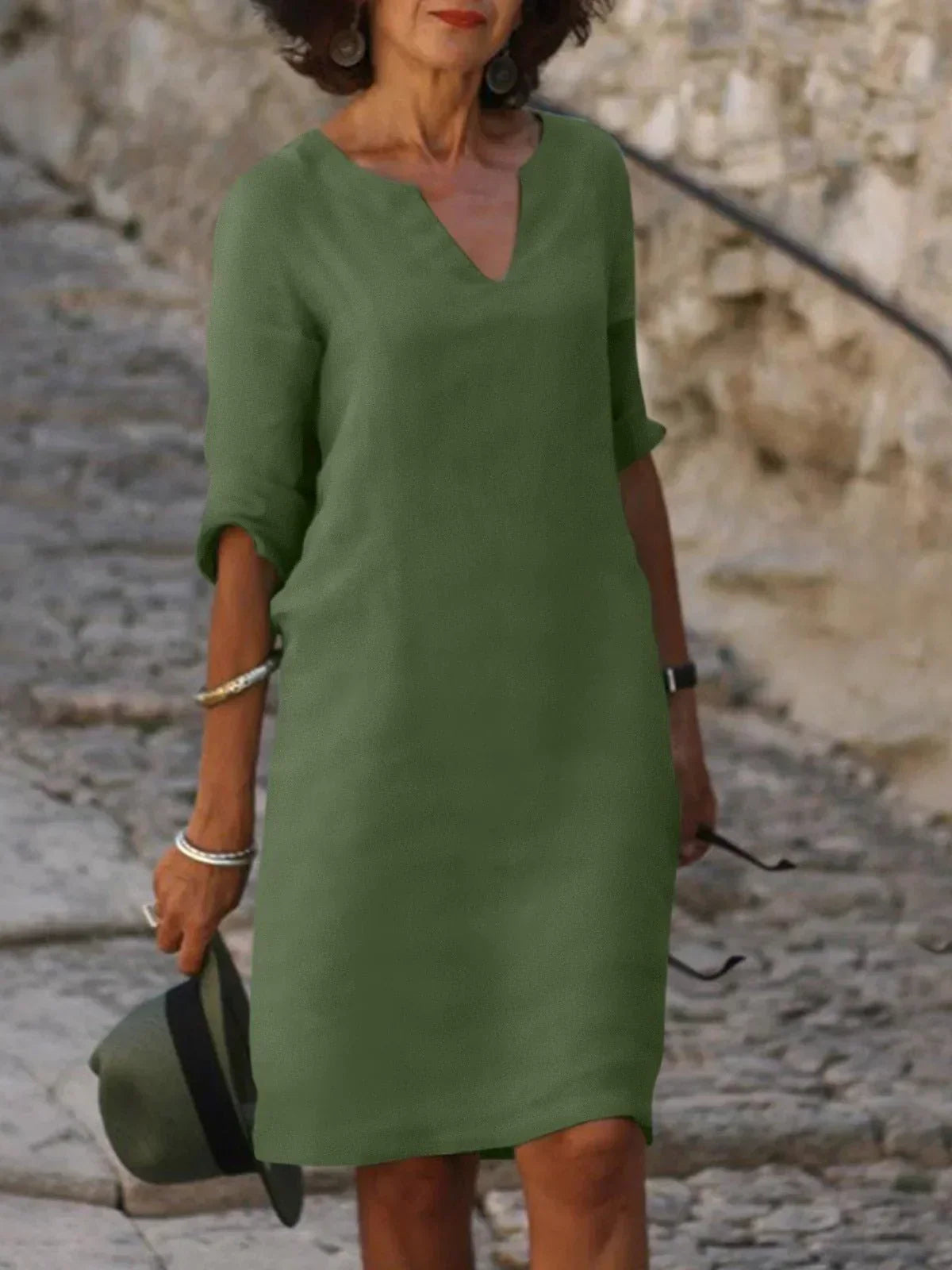 Women's V-Neck Elegant Everyday Maxi Dress