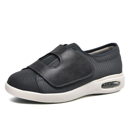 Women's Wide Fit Velcro Slip-On Walking Sneakers