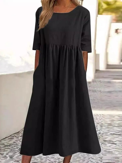 Women's Spring Casual Daywear Midi Dress