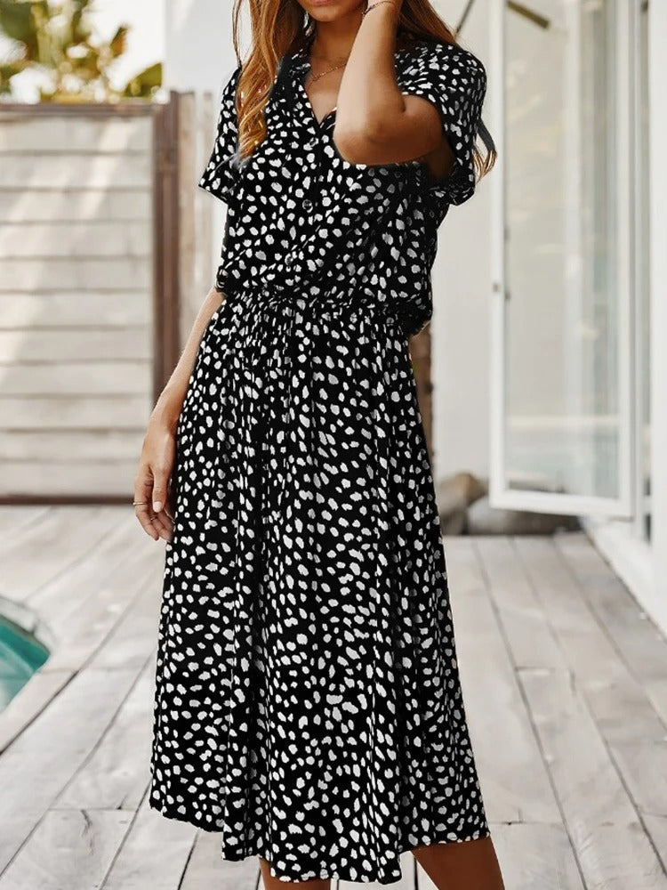 Women's Casual Summer Midi Dress