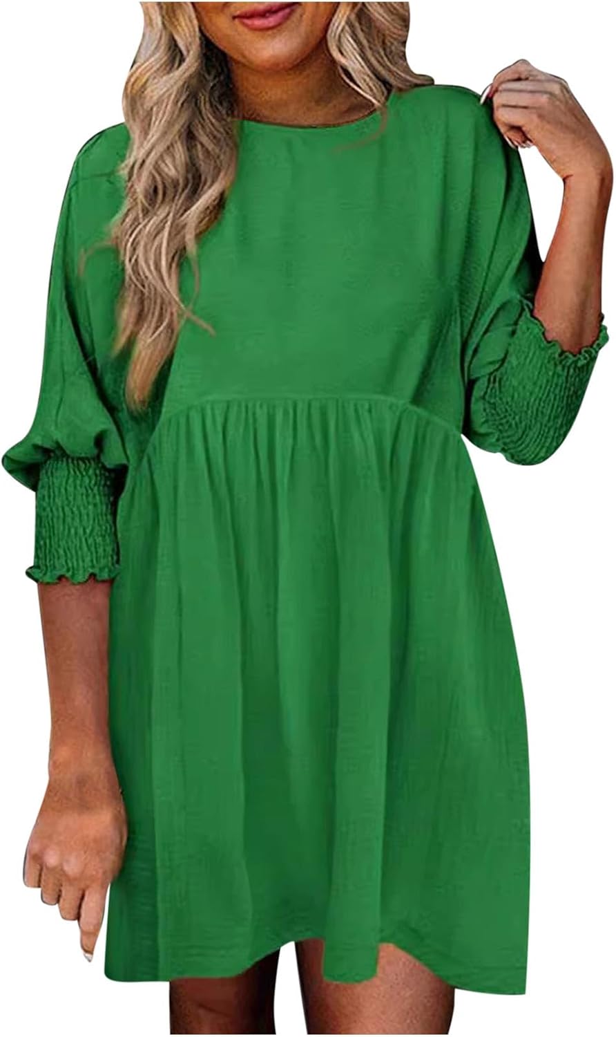 Women's Ruched Summer Day Midi Dress