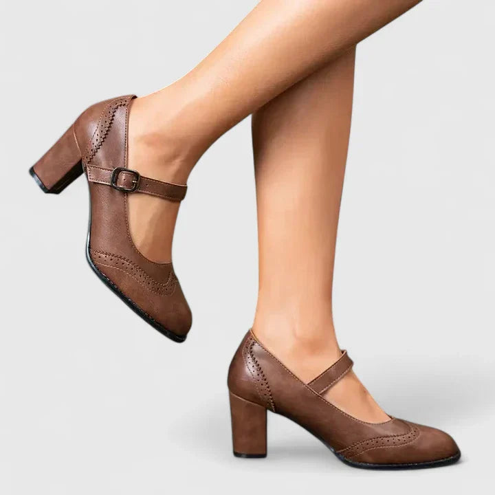 Women's Mary Jane Block Heel Shoes