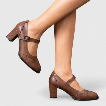 Women's Mary Jane Block Heel Shoes