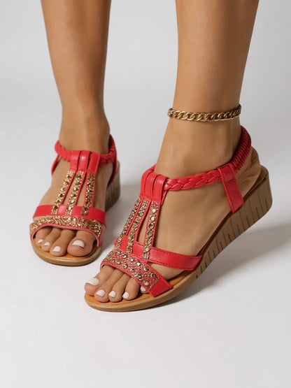 Women's Cushioned Wedge Sandals
