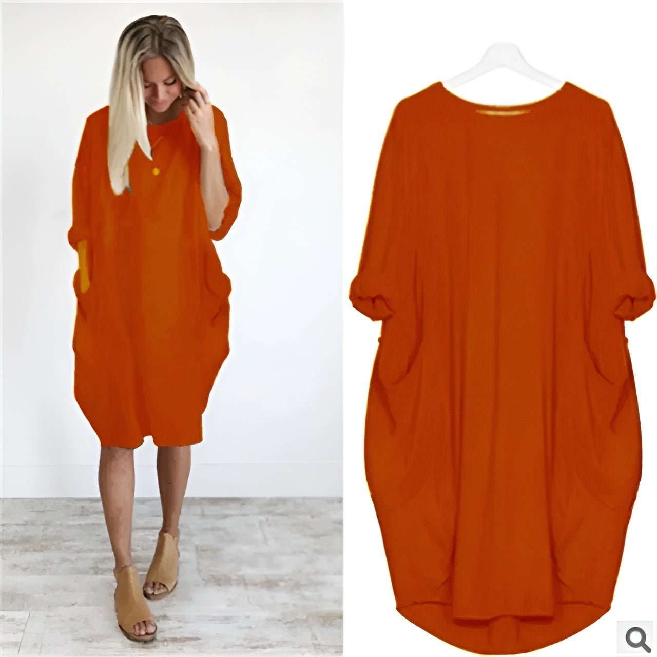 Women's Flowy Casual Summer Midi Dress