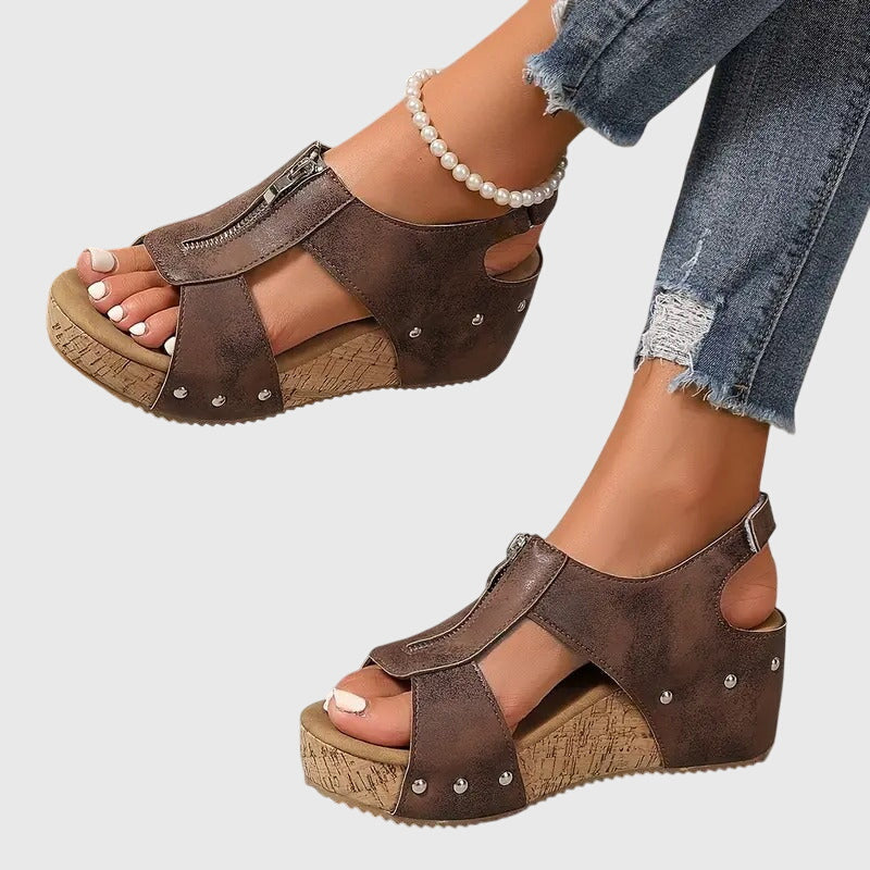 Women's Orthopedic Zipper Sandals