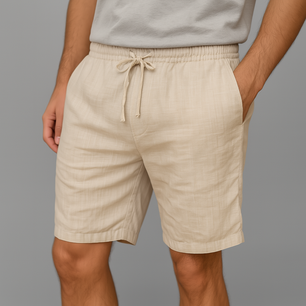 Rivano Linen Drawstring Shorts
