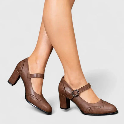 Women's Mary Jane Block Heel Shoes