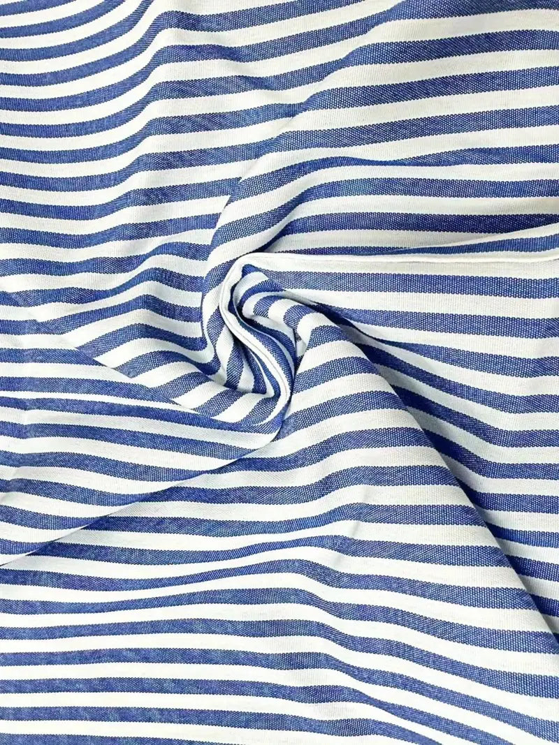 Women's Striped Summer Casual Midi Dress