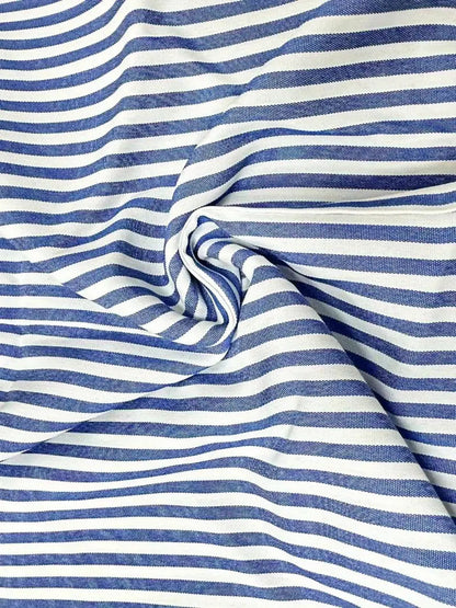 Women's Striped Summer Casual Midi Dress