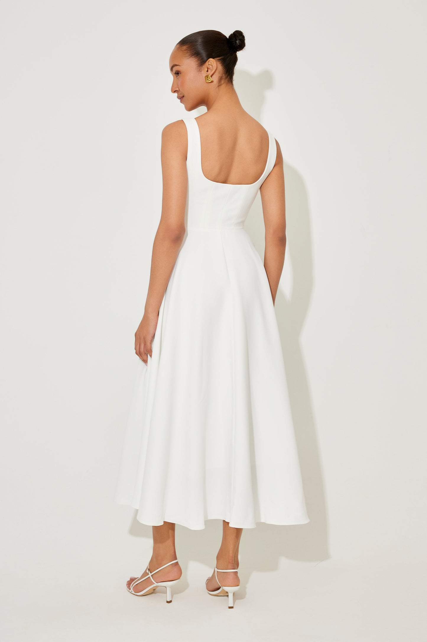 Women's Flowy Event Midi Dress