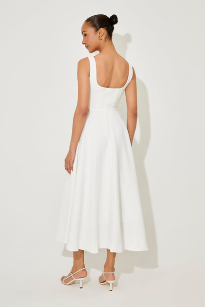 Women's Flowy Event Midi Dress