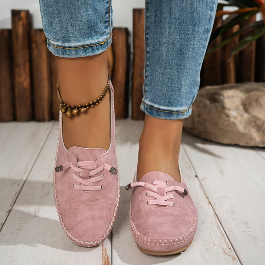 Women's Lace-Up Comfort Loafers