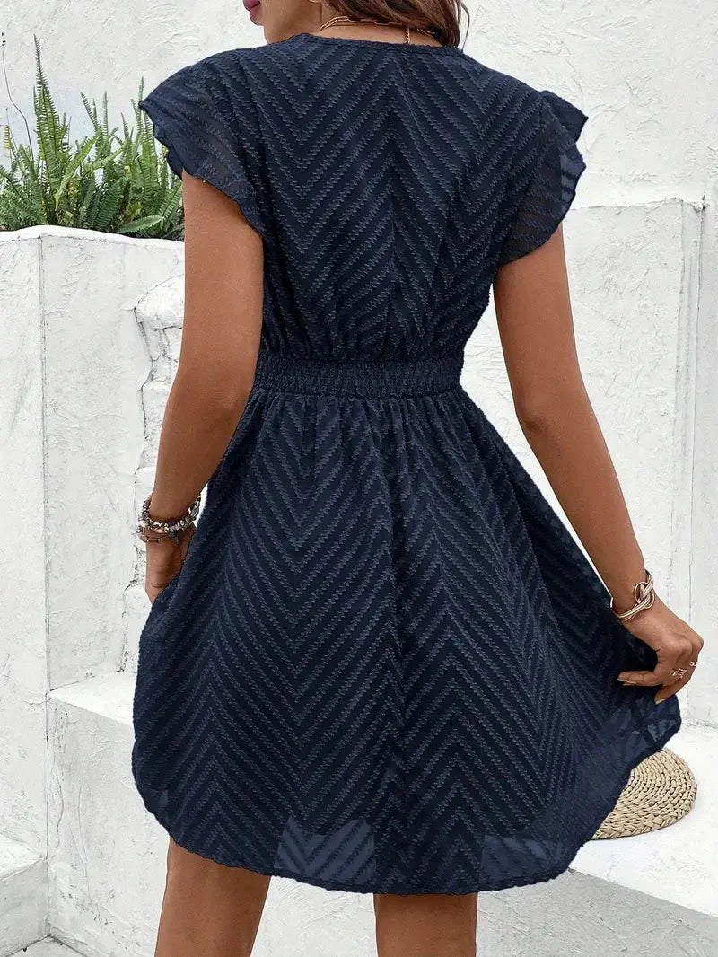 Women's Sweetheart Neckline Summer Midi Dress