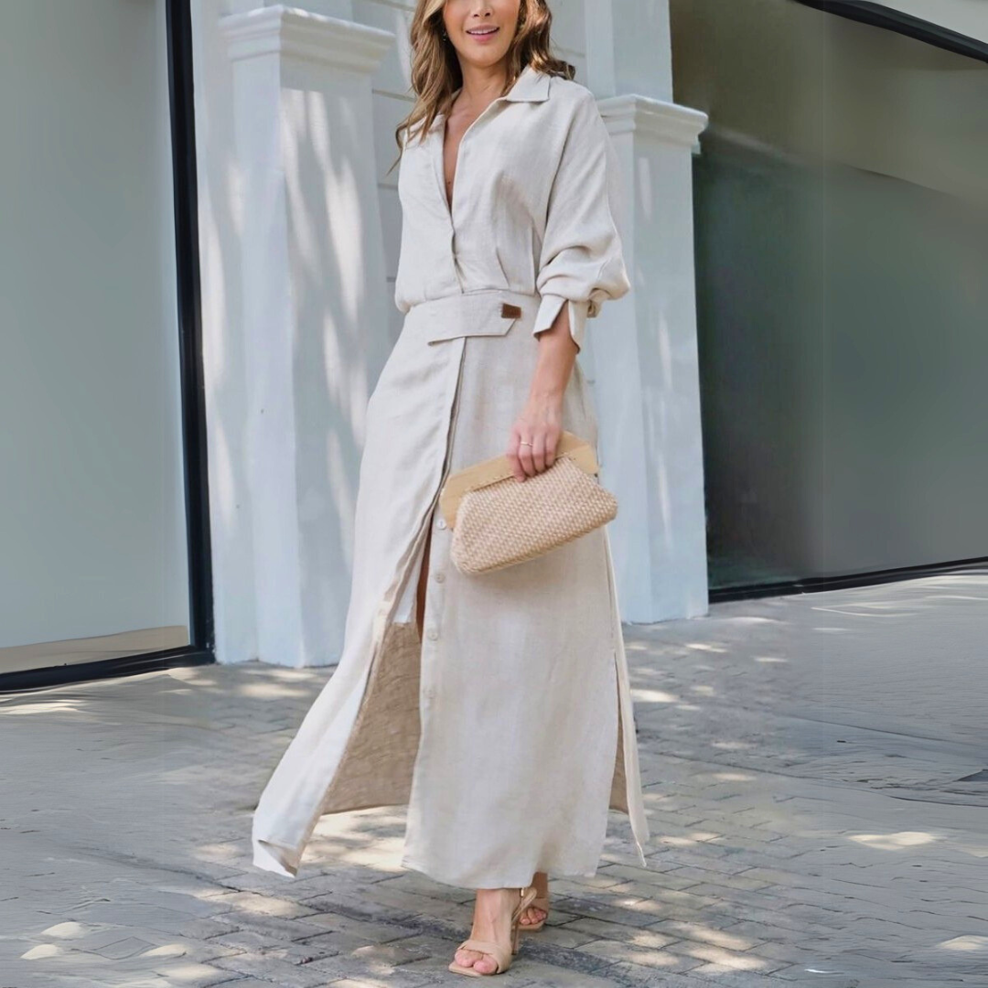 Women's V-Neck Summer Maxi Dress