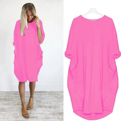 Women's Flowy Casual Summer Midi Dress