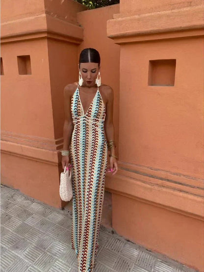 Women's Long Wedding Guest Maxi Dress