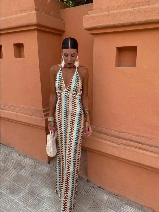 Women's Long Wedding Guest Maxi Dress
