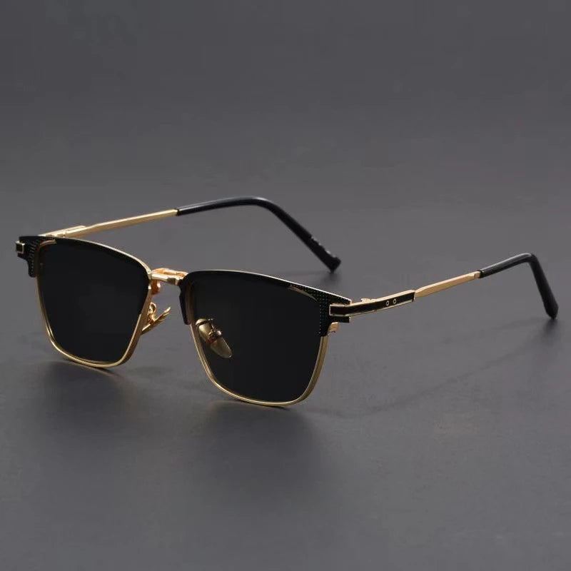 Sovrano UV400 Geometric Metal Sunglasses