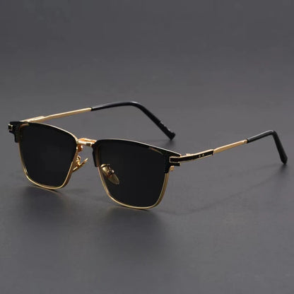 Sovrano UV400 Geometric Metal Sunglasses