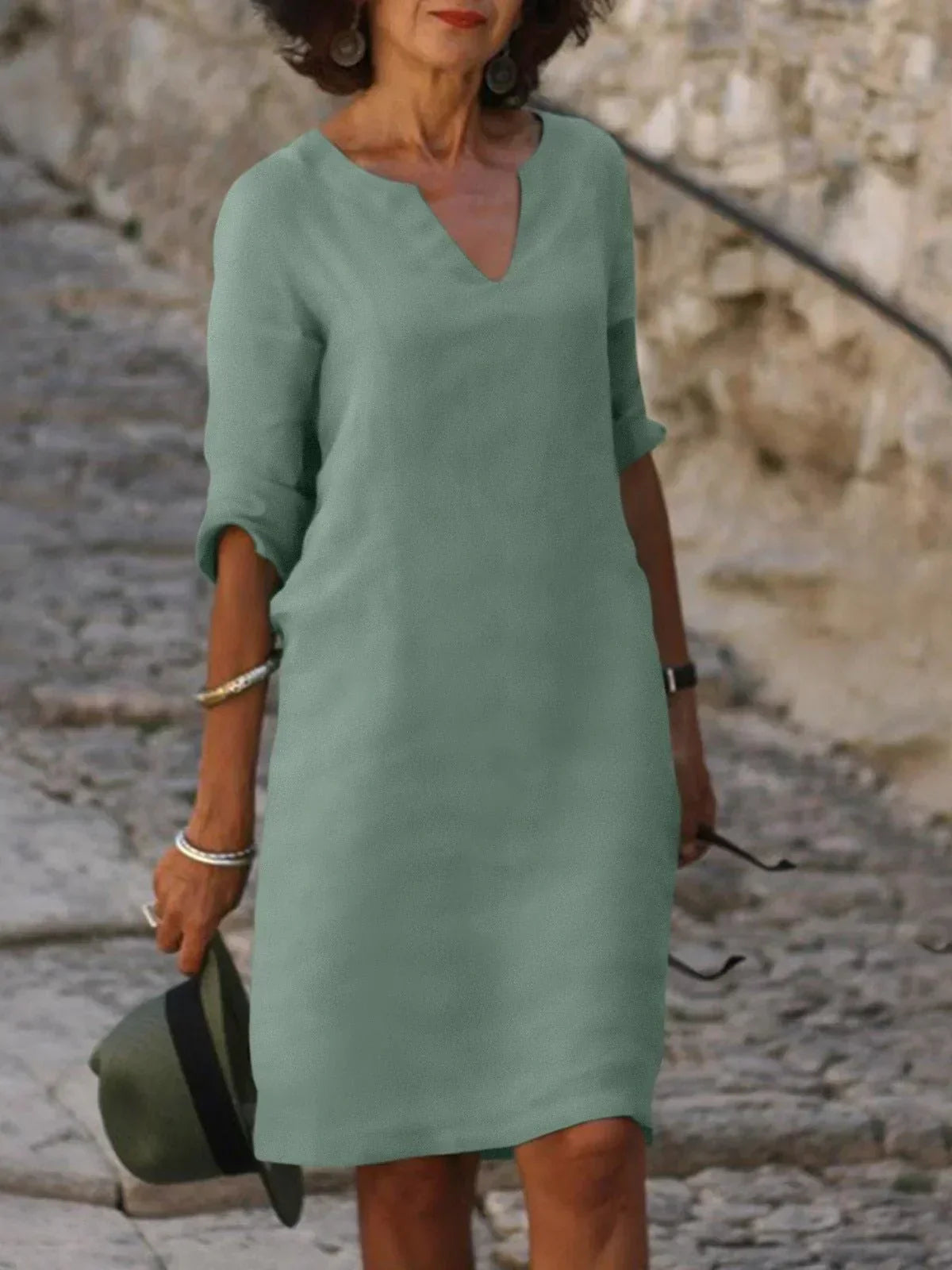 Women's V-Neck Elegant Everyday Maxi Dress